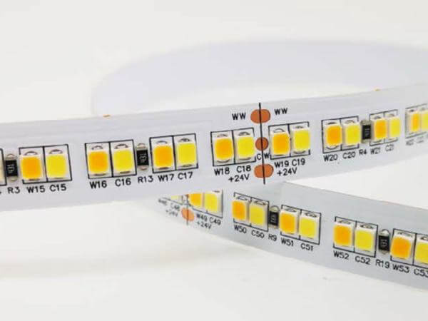 CCT LED-Streifen, warmweiß + kaltweiß